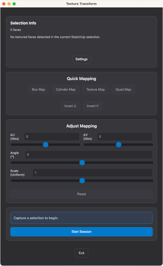 Texture transform tools in Ultimate Material Manager