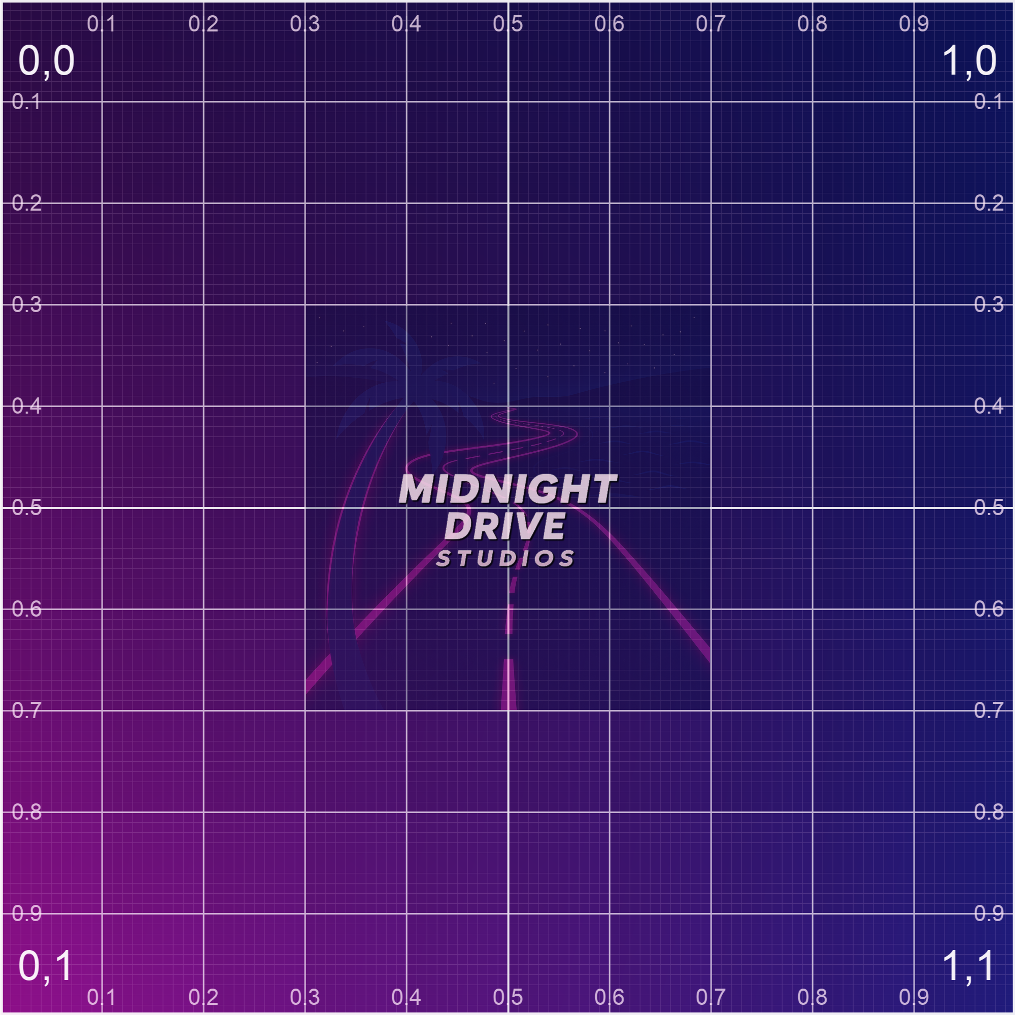 Simple UV grid visualization